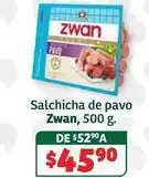 Soriana Híper Zwan - salchicha de pavo oferta