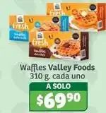 Soriana Híper Valley foods - waffles oferta
