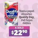 Soriana Híper Quality day - toalla papel oferta