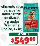 Soriana Híper Trainer's - alimento seco para perro adulto razas medianas y grandes oferta