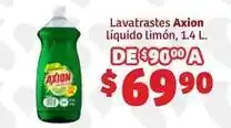 Soriana Híper Axion - lavavajillas líquido limón oferta