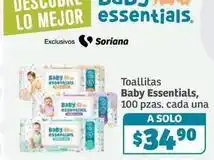 Soriana Híper Essentials - toallitas oferta