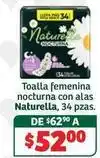 Soriana Híper Naturella - toalla femenina nocturna oferta