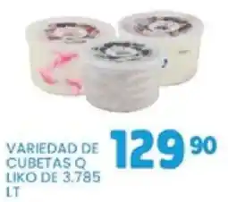 Alsuper Variedad de cubetas q liko oferta