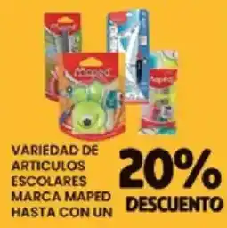 Alsuper maped variedad de articulos escolares oferta