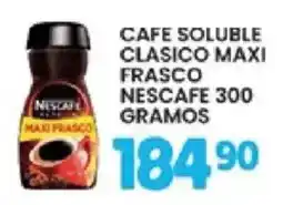 Alsuper nescafe cafe soluble clasico maxi frasco oferta