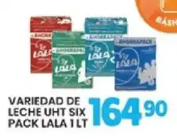 Alsuper lala variedad de leche uht six pack oferta