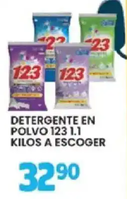 Alsuper Detergente en polvo 123 oferta