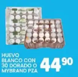 Alsuper Huevo Blanco Con 30 Dorado O Mybrand Pza oferta