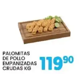 Alsuper palomitas de pollo empanizadas crudas oferta