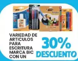 Alsuper bic variedad de articulos para escritura oferta