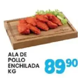 Alsuper Ala de pollo enchilada oferta