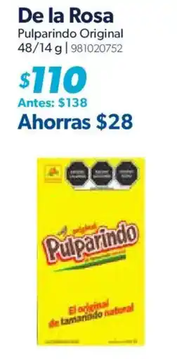 Sam's Club De la Rosa Pulparindo Original oferta