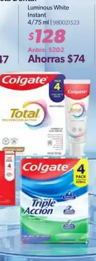 Sam's Club Colgate Luminous White Instant oferta
