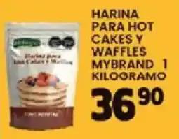 Alsuper mybrand harina para hot cakes y waffles oferta
