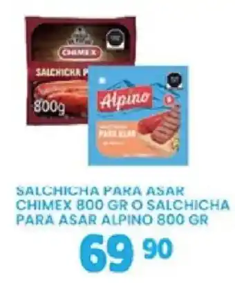 Chimex salchicha para asar alpino salchicha para asar