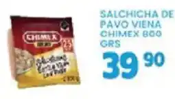 Alsuper chimex salchicha de pavo viena oferta