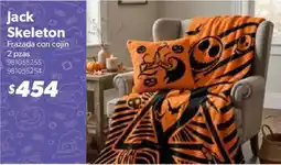 Sam's Club Jack Skeleton Frazada con cojín oferta