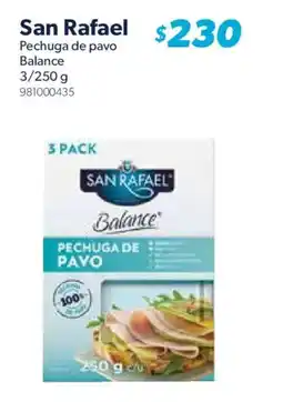 Sam's Club San Rafael Pechuga de pavo Balance oferta