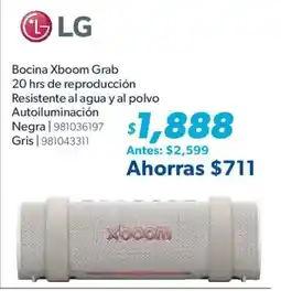 Sam's Club LG Bocina Xboom Grab oferta