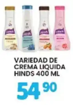 Alsuper Hinds variedad de crema liquida oferta