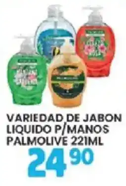 Alsuper palmolive variedad de jabon liquido p/manos oferta