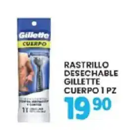 Alsuper Gillette rastrillo desechable cuerpo oferta