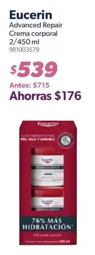 Sam's Club Eucerin Advanced Repair Crema corporal oferta
