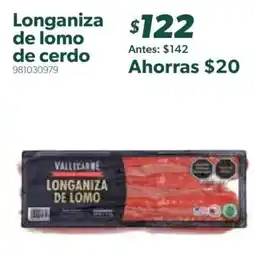 Sam's Club Valliciabe Longaniza de Lomo oferta