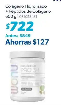 Sam's Club nuom Colágeno Hidrolizado + Péptidos de Colágeno oferta
