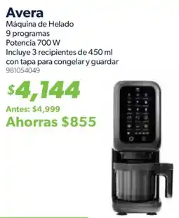Sam's Club Avera Máquina de Helado oferta