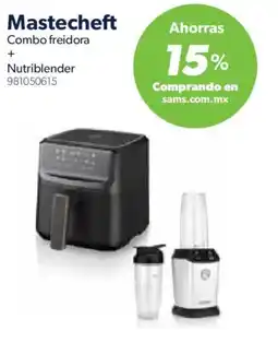 Sam's Club Mastechef Combo freidora + Nutriblender oferta