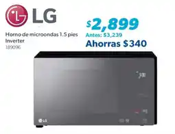 Sam's Club LG Horno de microondas Inverter oferta