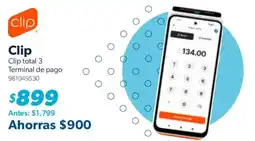 Sam's Club Clip Clip total 3 Terminal de pago oferta