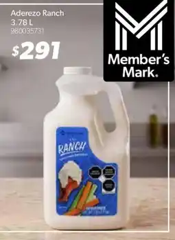 Sam's Club Member's Mark Aderezo Ranch oferta