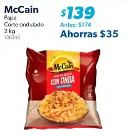 Sam's Club McCain Papa Corte ondulado oferta