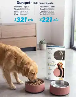 Sam's Club Durapet - plato para mascota oferta