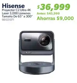 Sam's Club Hisense Proyector C2 Ultra 4K oferta