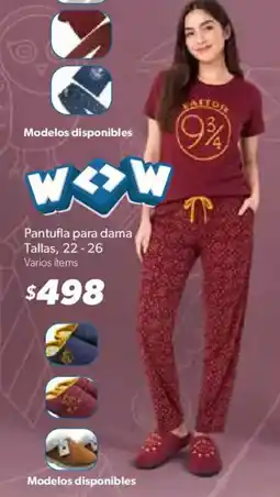 Sam's Club WOW Pantufla para dama oferta