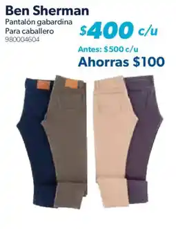 Sam's Club Ben Sherman Pantalón gabardina Para caballero oferta