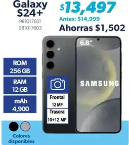 Sam's Club Samsung Galaxy S24+ oferta