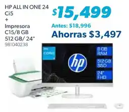 Sam's Club hp all in one 24 ci5 oferta