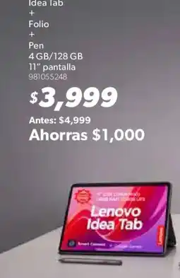 Sam's Club Lenovo Idea Tab oferta