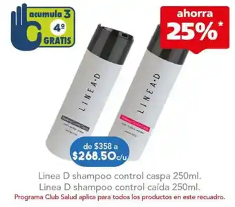 Linea D shampoo control caspa