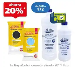 Farmacia San Pablo Le Roy alcohol desnaturalizado oferta