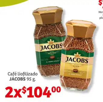Soriana Híper Cafe liofilizado JACOBS 95g oferta