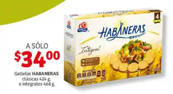 Galletas HABANERAS clasicas 424g o integrales 468g