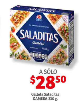 Soriana Híper Galleta Saladitas GAMESA 330g oferta
