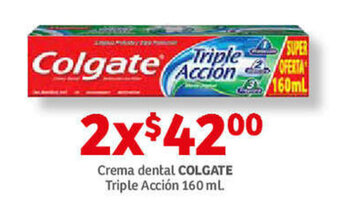 Soriana Híper Crema dental COLGATE Triple Accion 160 ml oferta