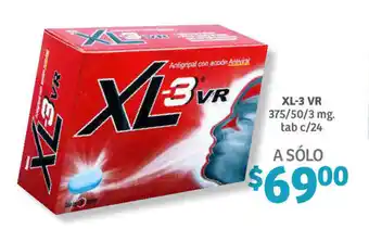 XL-3 VR 375/50/3mg tab c/24